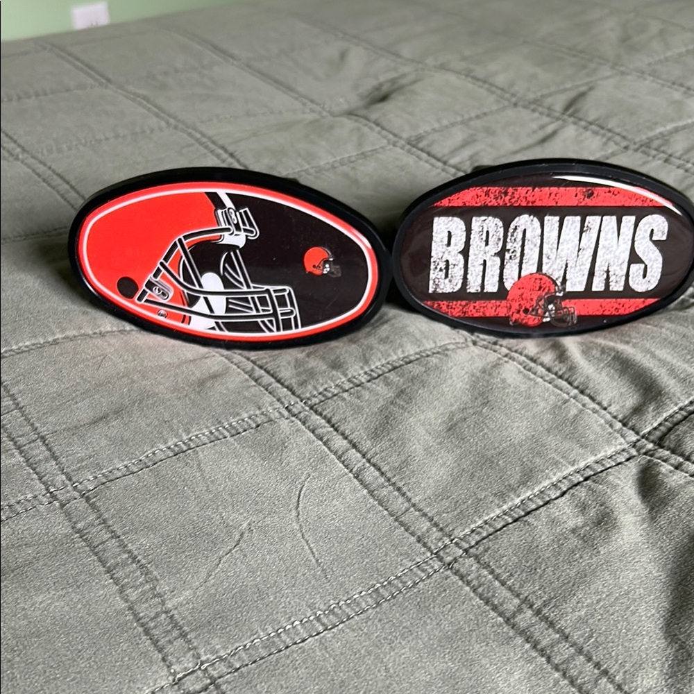Cleveland Browns hitch cover set
